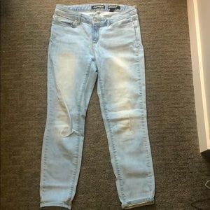 Skinny washed jeans